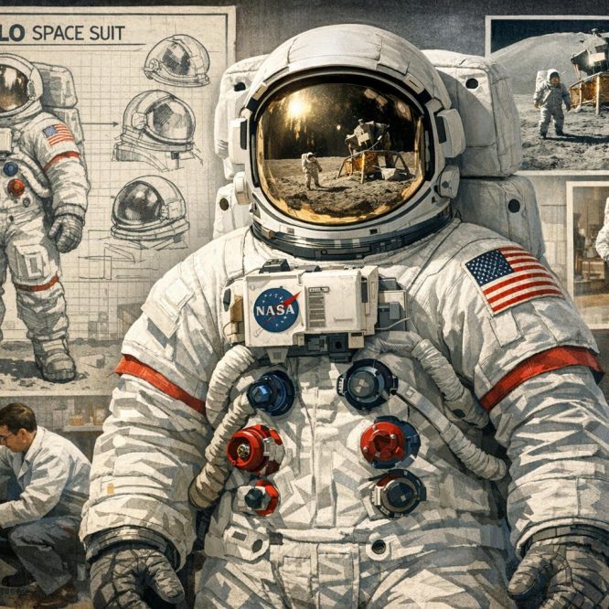 The design of astronaut spacesuits for Apollo missions