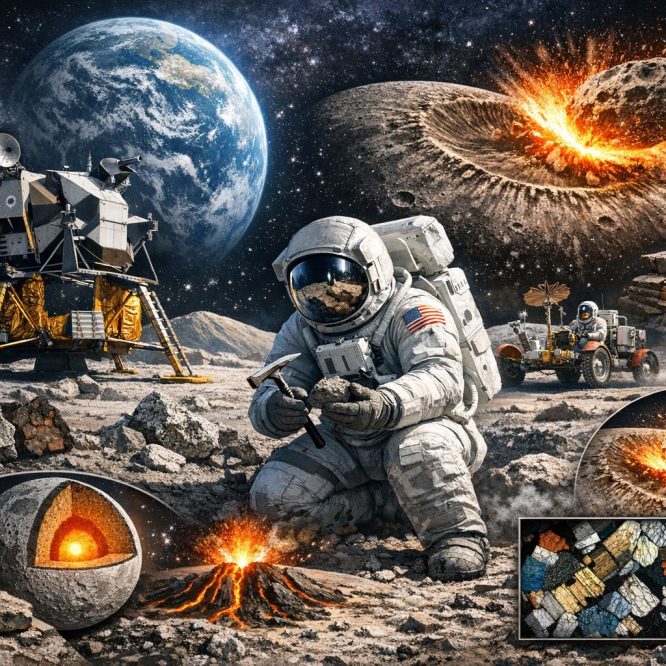 The geology discoveries from Apollo missions