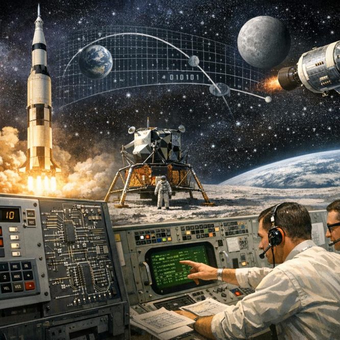 The role of computers in the Apollo program